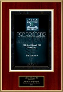 Top Doctor Award - Dr. Goyal